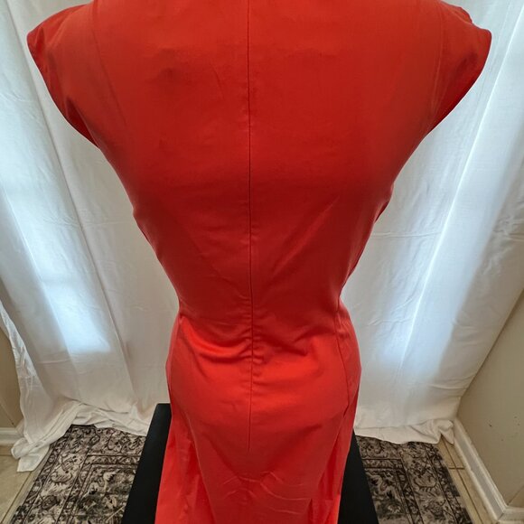 Hugo Boss Dress Size 2 Ruched side - Picture 4 of 10
